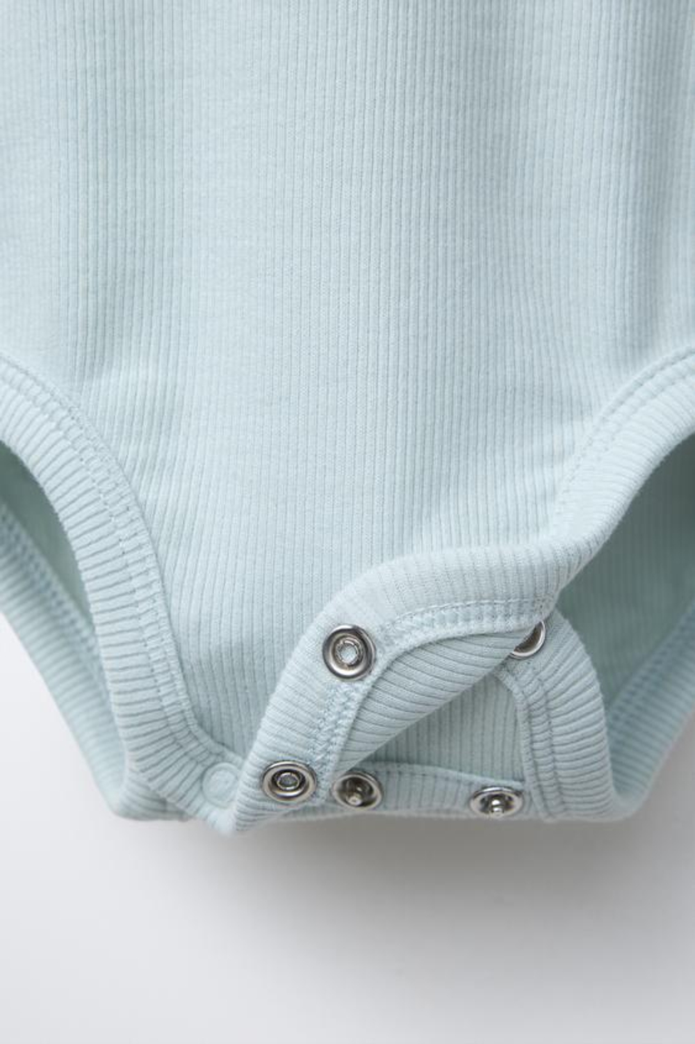 ZARA НАБОР ИЗ ДВУХ БОДИ В ТОНКИЙ РУБЧИК, ЦВЕТ МОРСКОЙ ВОЛНЫ