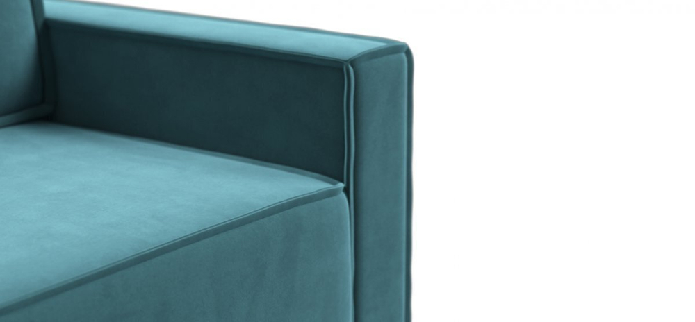 Диван Норд двухместный Велюр Монолит зеленый