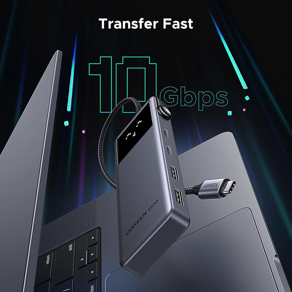Док-станция USB-C 6-в-1 HDMI/2xUSB-C 3.2/2xUSB-A 3.2/PD 100W UGREEN 35998