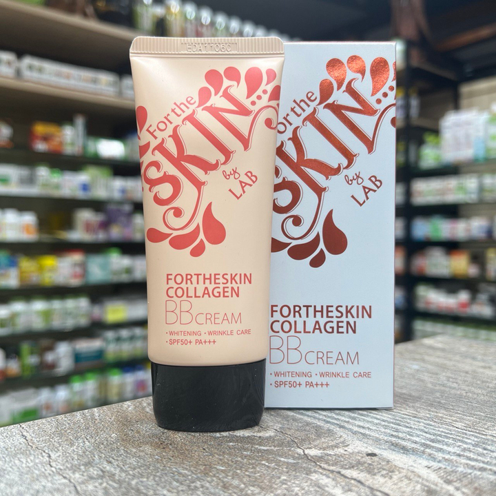 Тональный крем для лица Fortheskin Collagen BB Cream SPF50+ PA+++ с коллагеном 50 мл