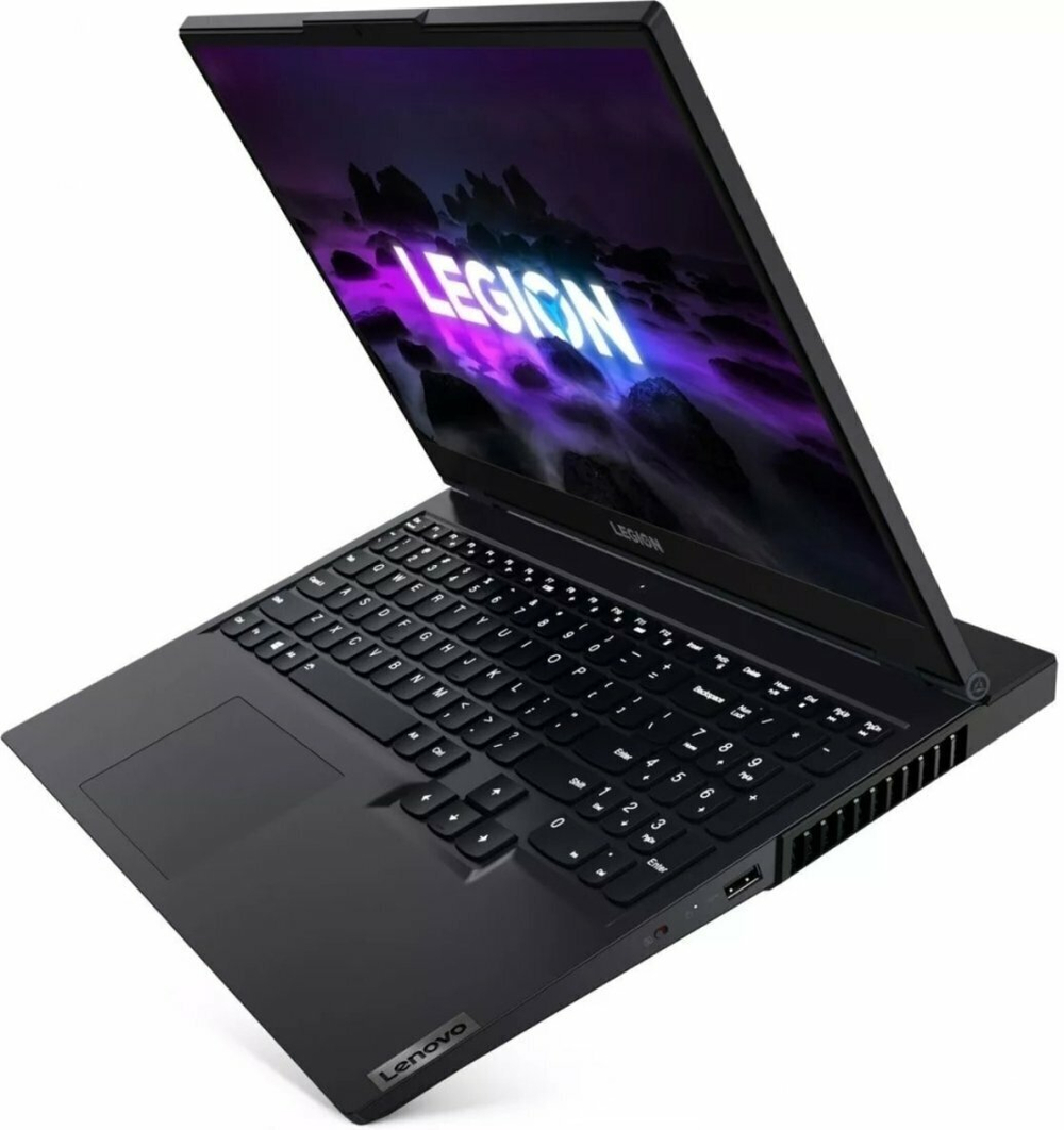 15.6" Ноутбук Lenovo Legion 5 15ACH6H 1920x1080, AMD Ryzen 5 5600H 3.3 ГГц, RAM 16 ГБ, DDR4, SSD 1ТБ, NVIDIA GeForce RTX 3070, Win 11, RU, 82JU000WRK, Phantom Blue