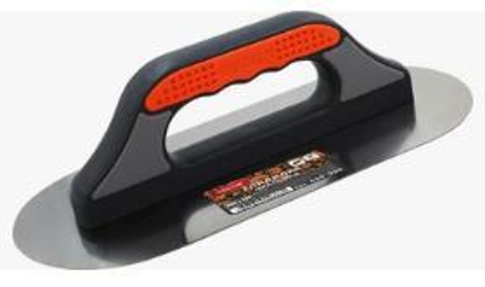 Гладилка  полир.нерж.сталь  0,7мм  300*130мм  Гребёнчатая, овальная,  ручка 3К  DEСOR /650-999