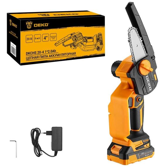 Аккумуляторная пила Deko DKCHS 20-4 (с АКБ и ЗУ)