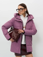 Куртка весенняя удлиненная с капюшоном