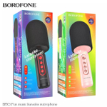 Беспроводной караоке микрофон BOROFONE BFK3 Fun (розовый)