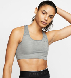 ТОП теннисный Nike Swoosh Bra Non Pad W - smoke grey/heather/black