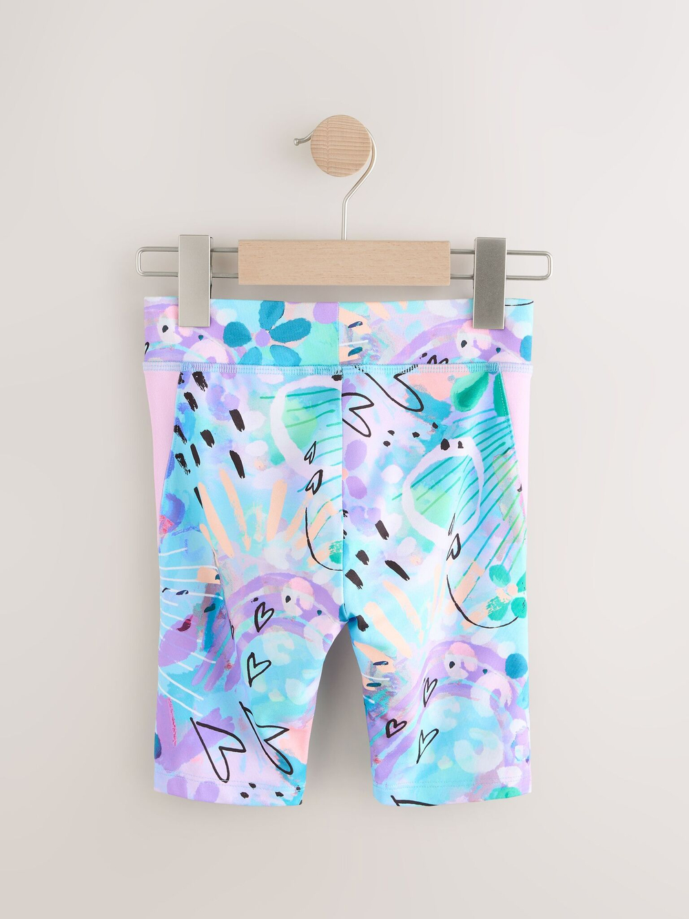 Шорты-велосипедки для девочки Next AH9-441, Голубой