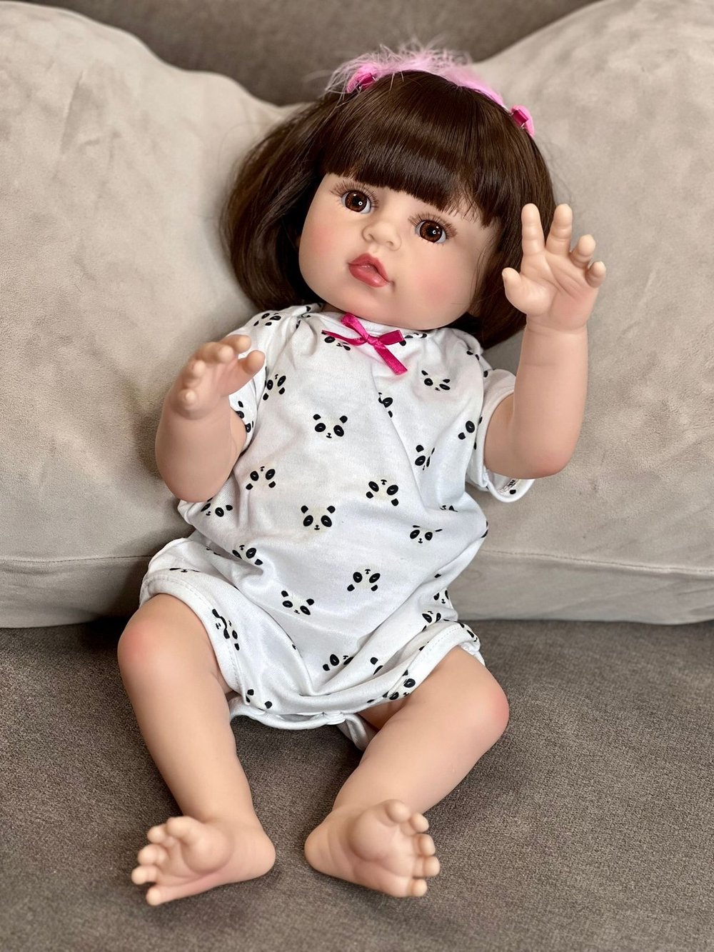 Кукла Реборн виниловая 48см в пакете (FA-064)