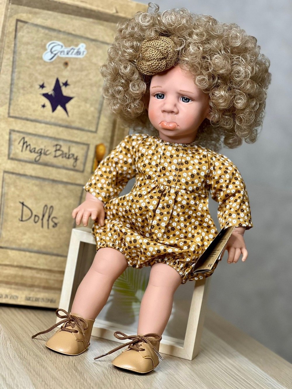 Кукла LAMAGIK мягконабивная 38см Gestito (12037)