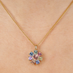 Колье Dyrberg Kern DELISE SG PASTEL MULTI / WHITE PEARL 460516