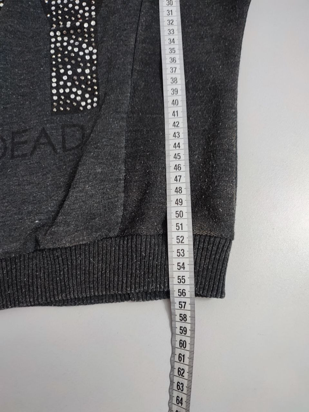 Свитшот со стразами 46 размер