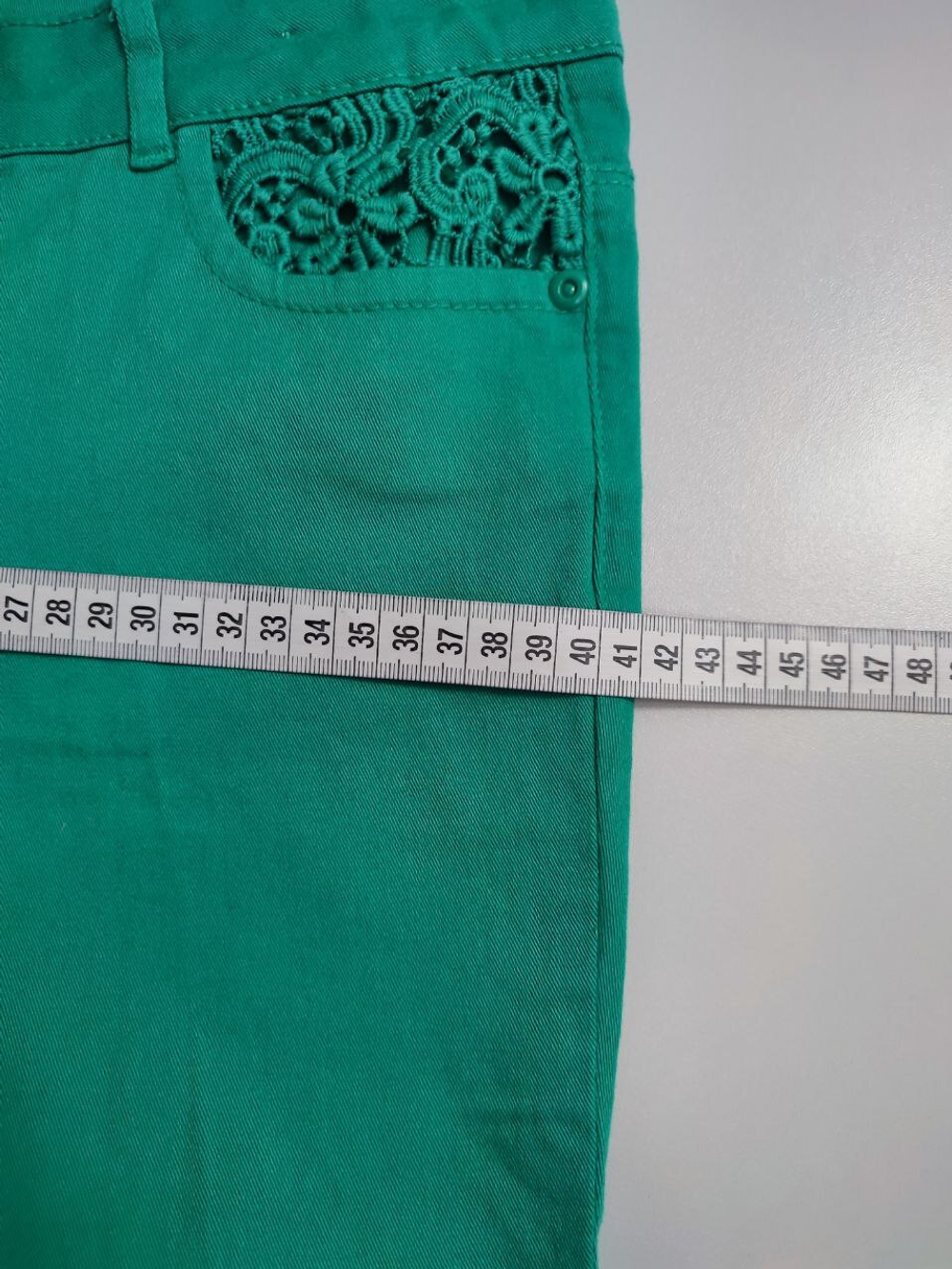 Брюки DeFacto бирюзовые на 13-14 лет