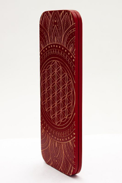 Доска садху Ом на мандале алюминиевые гвозди