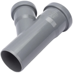 Тройник Политэк Пайп 50х40/45гр. ВК (80)