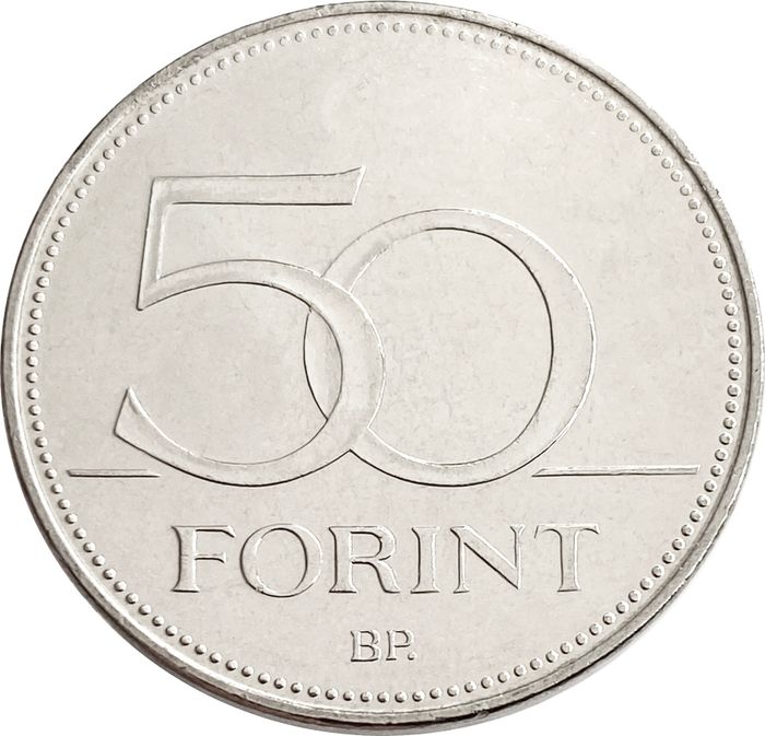 50 форинтов 2020 Венгрия 150 лет Венгерской ассоциации пожарных