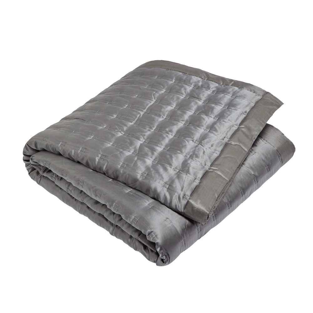 Покрывало 270х270 Gingerlily Windsor Charcoal темно-серое