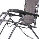 Шезлонг (кресло) 177*64*113см «Уют» с подголовником, 2 положения, коричневый ДоброСад