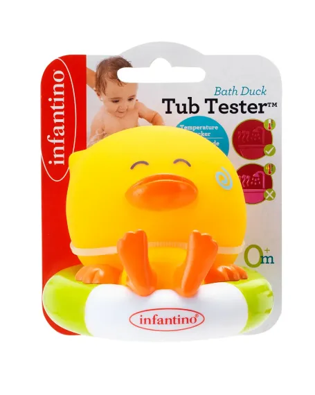Игрушка для купания INFANTINO Уточка с индикатором температуры воды