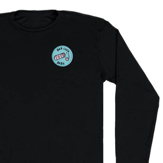 Нашивка термоаппликация на одежду и на рюкзак. Bad Luck