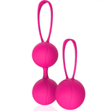 Набор вагинальных шариков со смещенным центом тяжести Cosmo розовые