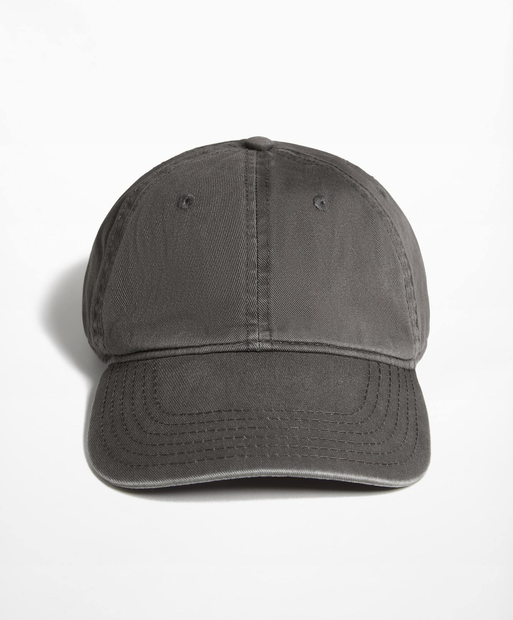 Oysho Кепка из 100%-го хлопка с эффектом потертости, антрацитовый