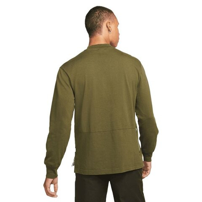 Баскетбольная толстовка Nike Sportswear Style Essentials Long-Sleeve Mock Neck Sweatshirt, Green