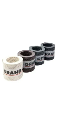 Сетка вентиляционная карнизная ПВХ серая 100*5000мм