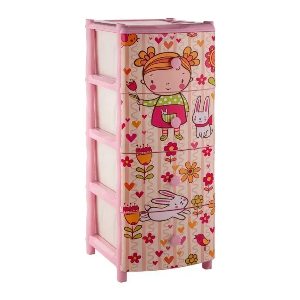 Комод Элластик Девочка с рисунком 395х980мм