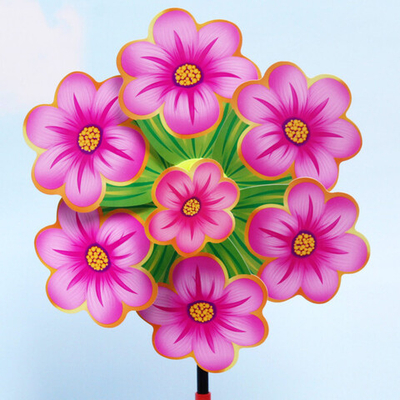 Ветрячок d-24 см «Аромат цветов» 47 см, микс