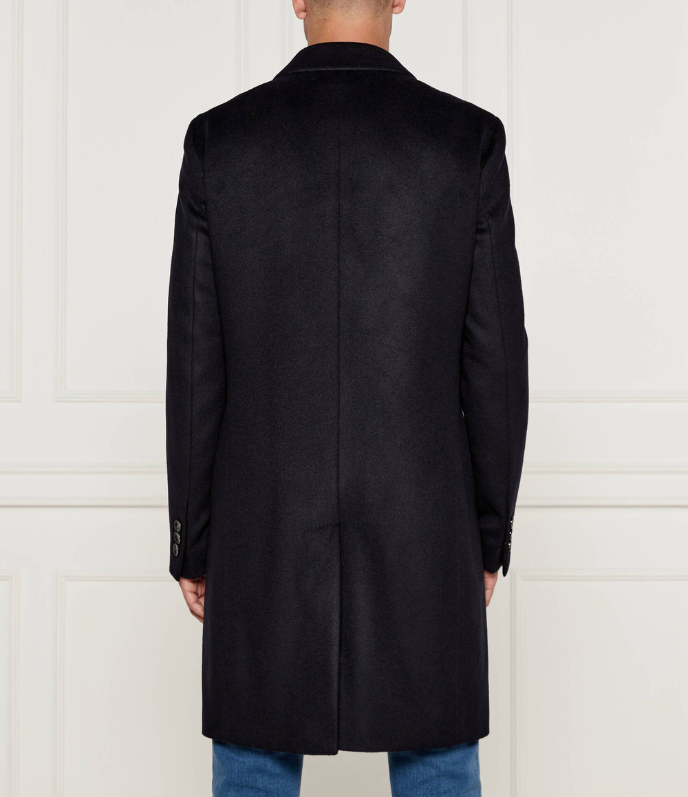 Хлопковое пальто Hyde BOSS BLACK - темно-синий(50525739)