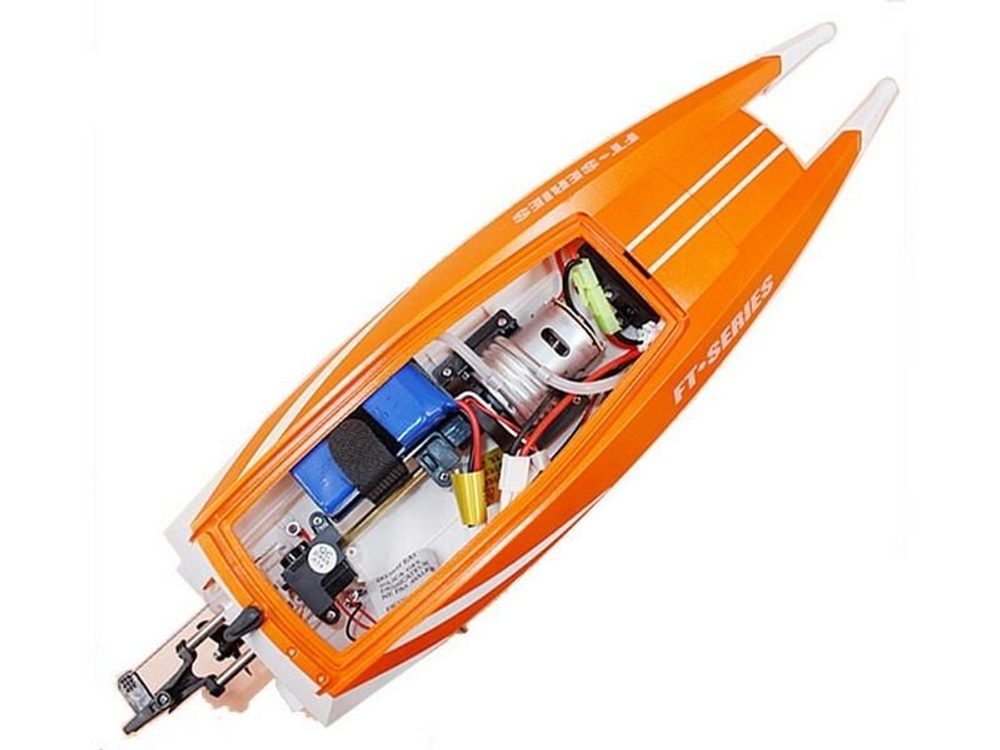 Радиоуправляемый катер orange Feilun FT016 Racing Boat , 30 км/ч , RTR 2.4G - FT016-O