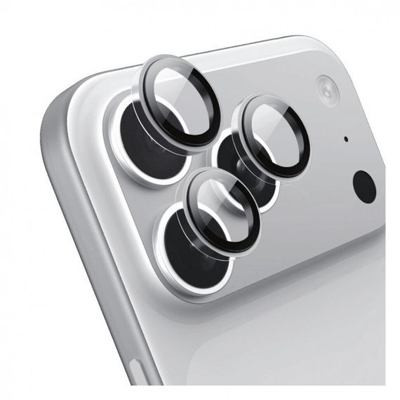 Защитное стекло Blupebble Graphene Rock Series Camera Glass Lens для iPhone 17Pro/17Pro Max (BP-LENS17P&amp;PM-CL) Clear