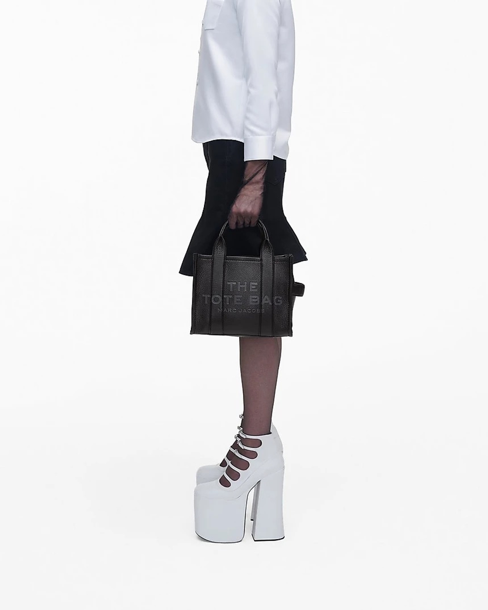 Сумка MARC JACOBS THE LEATHER SMALL TOTE BAG “Black”