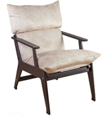 Кресло "Луна" Невада латте, Орех