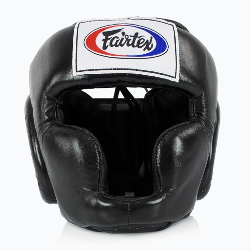 Боксёрский шлем Fairtex Full Coverage Style black