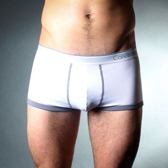 Мужские трусы боксеры белые Calvin Klein Boxer White