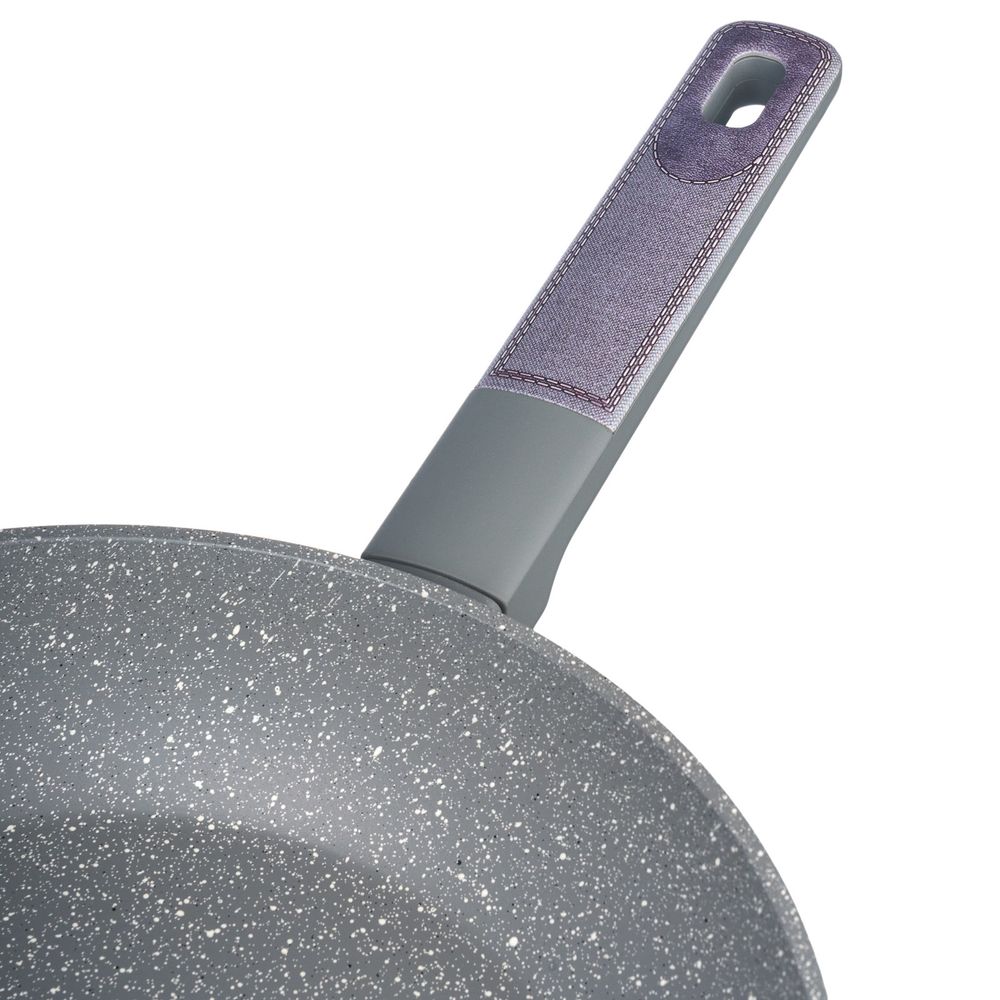 СКОВОРОДА С АНТИПРИГАРНЫМ ПОКРЫТИЕМ PFLUON MARBLE, 28*5,2 СМ