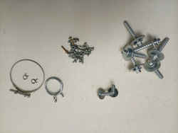 WISL82 кт57 Крепеж и хомуты для стиральной машины Indesit WISL82 б/у