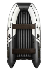 YACHTMAN-340 НДНД (Яхтман) белый-черный (лодка ПВХ нднд под мотор с усилением)