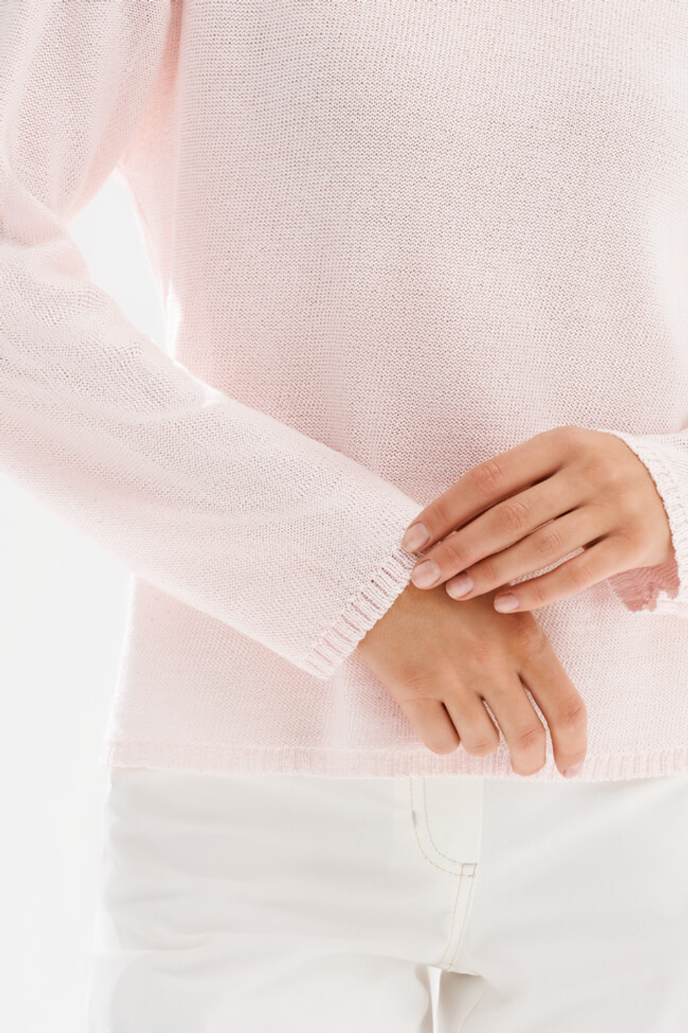 23573 Пуловер женский (розовый)