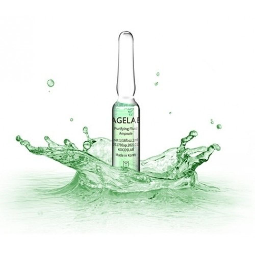 Сыворотка для лица очищающая AGELAB Purifying Fluid Ampoule, 2мл/10 шт