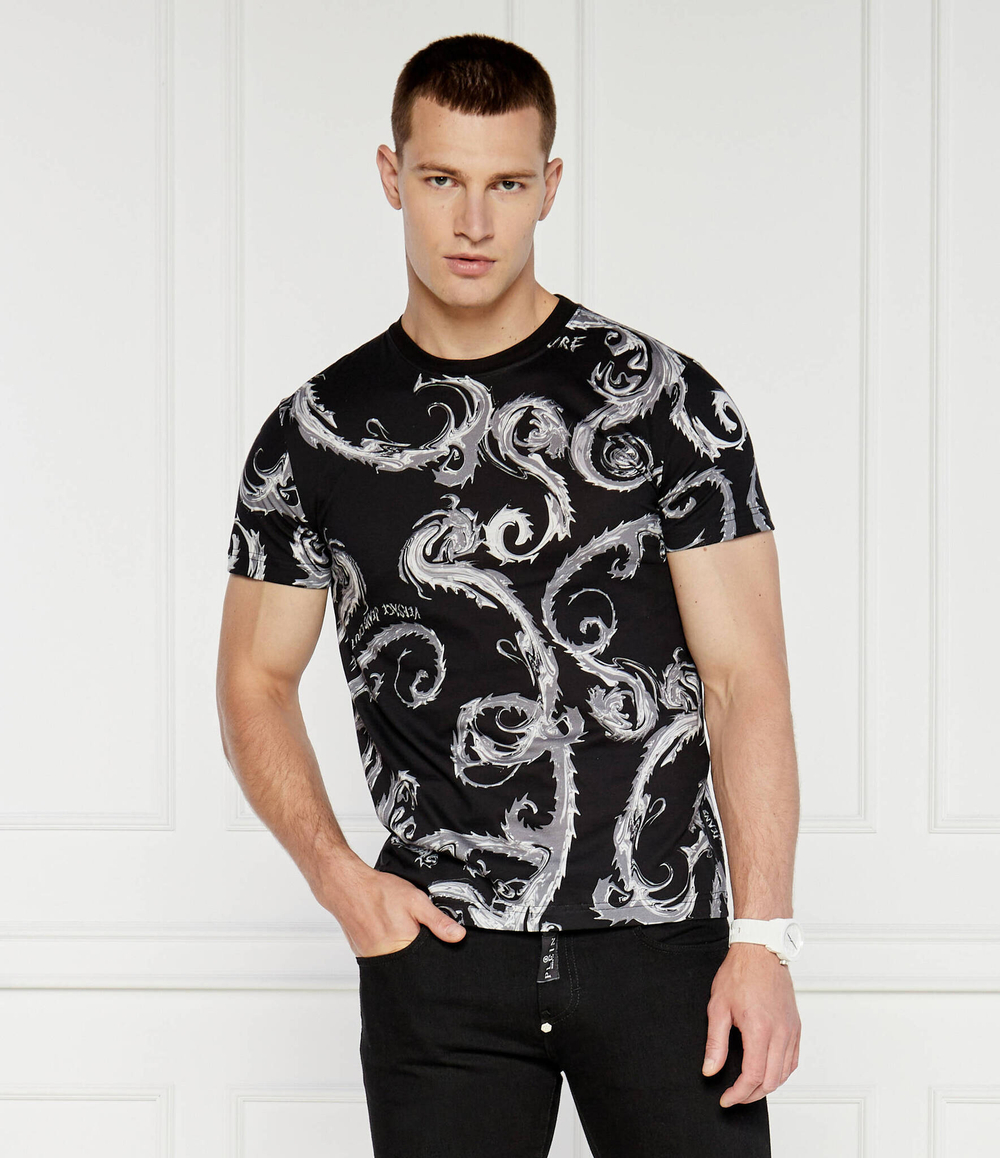 Футболка Versace Jeans Couture - черный(77GAH6S0JS388)