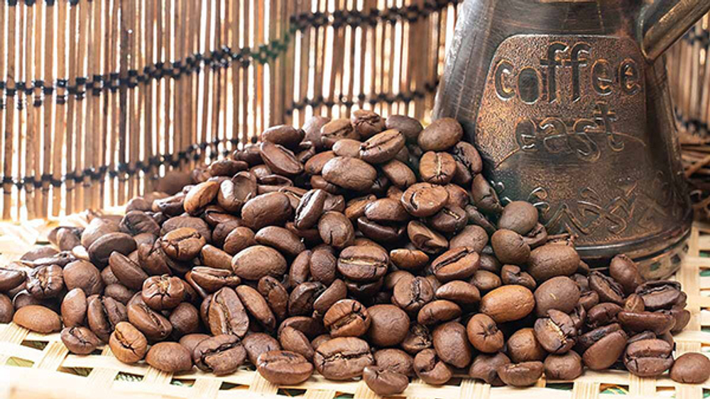 Кофе в зернах ароматизированный Santa Fe Шоколадно-карамельный макиато Арабика 1кг