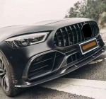 Карбоновая губа переднего бампера для MERCEDES BENZ AMG X290 GT43 GT50 GT53 GT63 4 DOOR 2018+ АМГ Мерседес Бенц