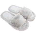 Тапочки женские домашние «HOME», цвет серый, р-р 38-39