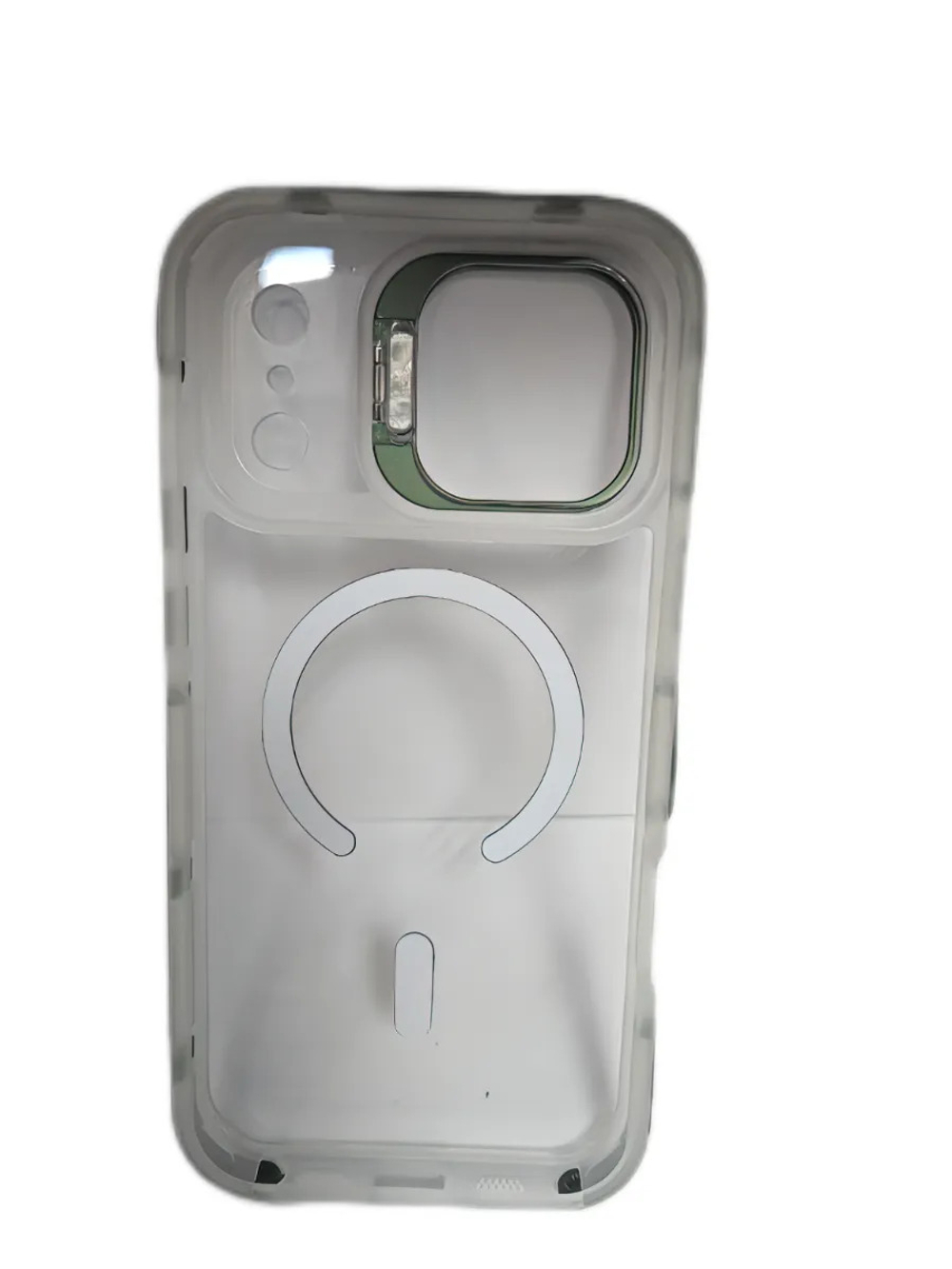 Прозрачный чехол Crystal Stand Case для iPhone 17 Pro Max