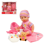 Пупс озвуч. 40см Мой малыш, пьет, писает, с аксесс. коробка 200341446