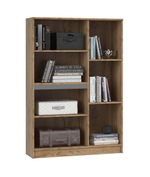 Шкаф-витрина Сплит Крафт табачный, Серый графит(последний экземпляр)