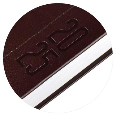 Ежедневник датир. А5 176л. 2025г коричневый кожзам "ESCALADA. ИЛОН МАСК" (Феникс+)