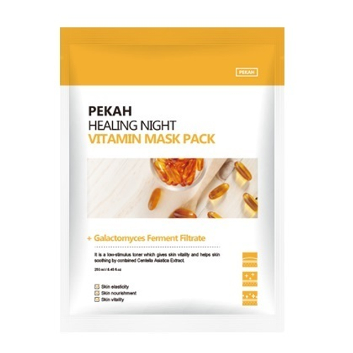 Вечерняя восстанавливающая тканевая маска с Витаминами Pekah Healing Night Vitamin Mask Pack 1шт